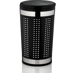 Kela Sevilla kosz na pranie metal/tworzywo czarne 21818