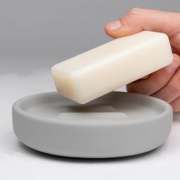 Kela Sana mydelniczka stojąca szara KE-23953