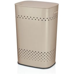 Kela Malaga kosz na bieliznę i pranie 60 l beżowy KE-23968