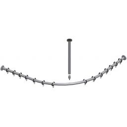 Keuco Plan drążek zasłony prysznicowej narożny 90 cm chrom 14938010900