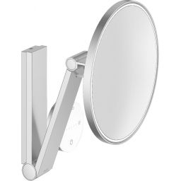 Keuco Cosmetic mirrors lusterko kosmetyczne 21,2x31,8 cm okrągłe z oświetleniem 17612179002