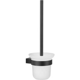 KFA Armatura szczotka toaletowa wisząca biały/czarny mat 864-031-81