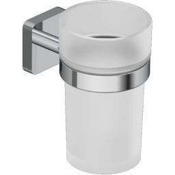 Kludi Vela S kubek na szczoteczki z uchwytem ściennym chrom 2597505