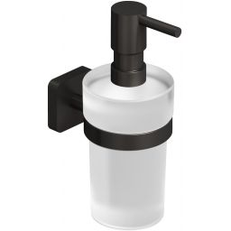 Kludi Vela S dozownik do mydła 150 ml czarny szczotkowany 25976N2