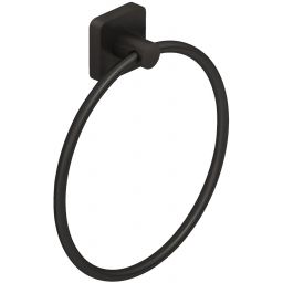 Kludi Vela S uchwyt na ręczniki czarny szczotkowany 25978N2
