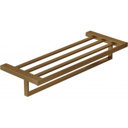 Kludi Vela C wieszak na ręcznik 60 cm z półką brązowy szczotkowany 31989N1