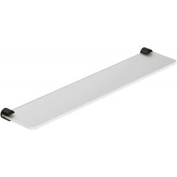 Kludi Vela R półka 60 cm biały mat-czarny szczotkowany 58973N2