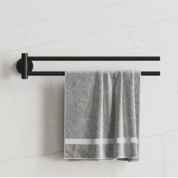 Kronenbach Lima 2.0 Black wieszak na ręcznik czarny mat 29.200.070.0005