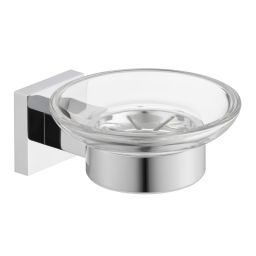 Kronenbach Quara mydelniczka ścienna chrom/szkło 29.210.060.0005