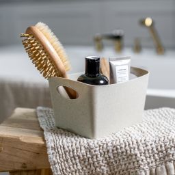 Koziol Boxxx M pojemnik łazienkowy 1 l piaskowy 1405121