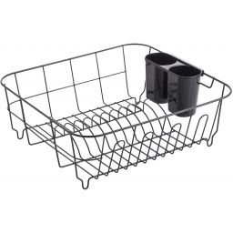Kuchinox Bari suszarka do naczyń 36,5x33x13,5 cm czarny EKC703A