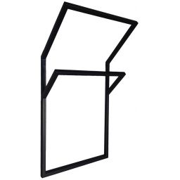 LaVita Tasos 850 wieszak na ręcznik 85x45 cm czarny mat