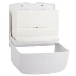 Merida Top Mini pojemnik na pojedyncze ręczniki papierowe biały okienko niebieskie ATN201