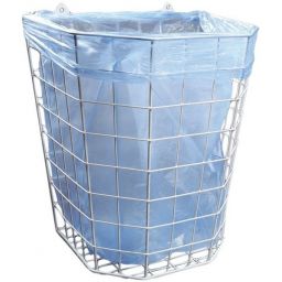 Merida kosz na śmieci 22 l siatkowy wiszący biały B1A