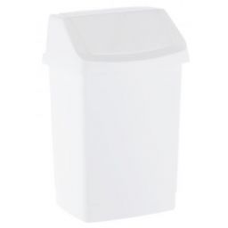 Merida kosz na śmieci 25 l z uchylną pokrywą biały B8C