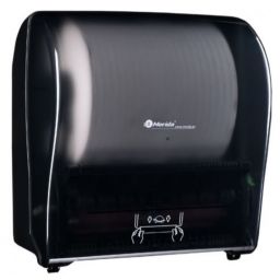 Merida Solid Cut mechaniczny podajnik ręczników papierowych w rolach automatic maxi czarny CJC302