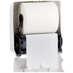 Merida Top mechaniczny podajnik ręczników papierowych w rolach automatic maxi biały połysk CTS302