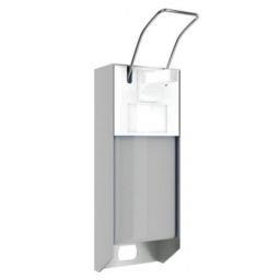 Merida dozownik do płynu dezynfekcyjnego łokciowy 1000 ml ścienny metalowy D10