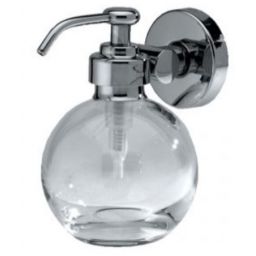 Merida dozownik do mydła 150 ml ścienny przezroczysty/chrom DLV101