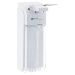 Merida dozownik do płynu dezynfekcyjnego łokciowy 1000 ml ścienny biały/przezroczysty D8P