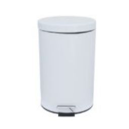 Merida Klasik kosz na śmieci 5 l pedałowy metalowy biały KIB409