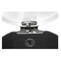 Merida Top Silent Luna kosz na śmieci 20 l pedałowy metalowy biały KIB421