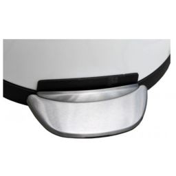 Merida Top Silent Luna kosz na śmieci 30 l pedałowy metalowy biały KIB422