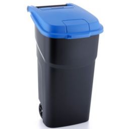 Merida pojemnik na odpady 100 l z pokrywą czarny KJC302
