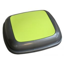 Merida Quatro pokrywa kosza grafitowa z zieloną klapką KJZ914