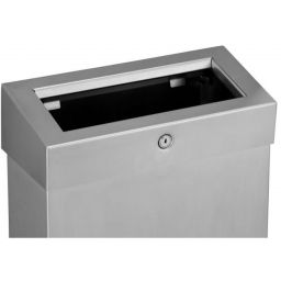 Merida Stella Slim Combo kosz na śmieci 15 l otwarty stal mat KSM109