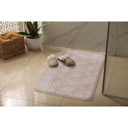 Multi-Decor Hamilton dywanik łazienkowy 80x50 cm prostokątny beżowy 508286