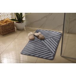 Multi-Decor Hamilton dywanik łazienkowy 80x50 cm prostokątny szary 508291