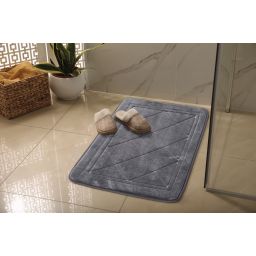 Multi-Decor Hamilton dywanik łazienkowy 76x50 cm prostokątny szary 508293