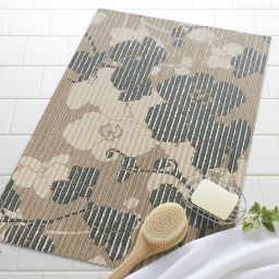 Multi-Decor Blaise mata antypoślizgowa 65x45 cm brązowe kwiaty 210061