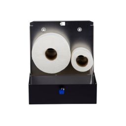Merida Stella Black pojemnik na papier toaletowy czarny BSC202