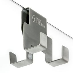 New Trendy wieszak na ręcznik gunmetal szczotkowany AK-0012