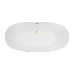 Oltens pokrywa korka wanny wolnostojącej złoty połysk 09002800