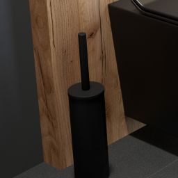 Oltens Gulfoss szczotka toaletowa stojąca czarny mat 82001300