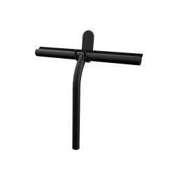 Oltens Glomma ściągaczka do wody z uchwytem czarny mat 99001300