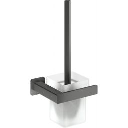 Omnires Nelson szczotka toaletowa wisząca grafitowa NL80620GR