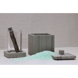 Q-Bath Pure Natural pojemnik łazienkowy stojący szary marmur AWD02341537