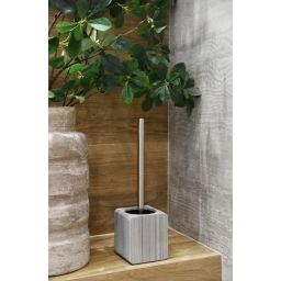 Q-Bath Pure Natural szczotka toaletowa stojąca szara AWD02341538