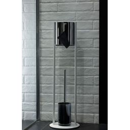 Q-Bath Shine & Matt szczotka toaletowa stojąca biała-chrom AWD02341572