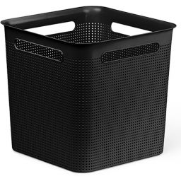 Rotho Brisen pojemnik łazienkowy 18 l czarny 1024008080