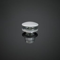 Rak Ceramics Duo korek do umywalki bez przelewu okrągły Alpine White DUO002AWHA