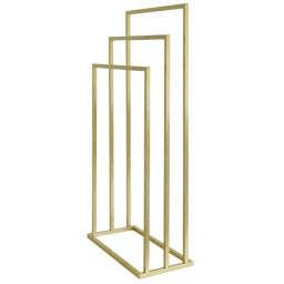 Sepio wieszak na ręczniki 3 ramiona stojący złoty 10STORE3RAZLO