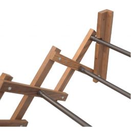 Sepio Aurora suszarka na pranie wisząca harmonijkowa drewniana 10SUSHARAUR80