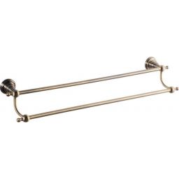 Sapho Diamond wieszak na ręcznik 60,5 cm drążek podwójny brązowy 1318-11