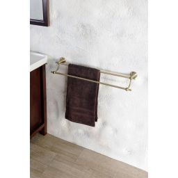 Sapho Diamond wieszak na ręcznik 60,5 cm drążek podwójny brązowy 1318-11