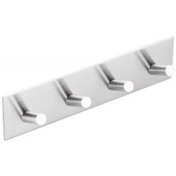 Sapho wieszak 4-hakowy stal nierdzewna szczotkowana 31204